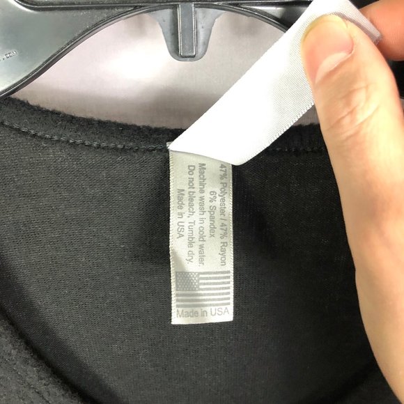 Go Couture Womens Black V Neck Sweater Mini Dress Size Medium - Picture 5 of 6